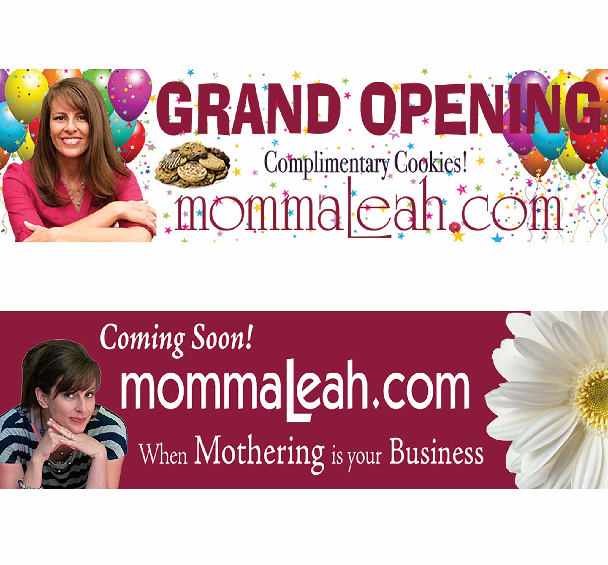 Maleah Warner website sliders